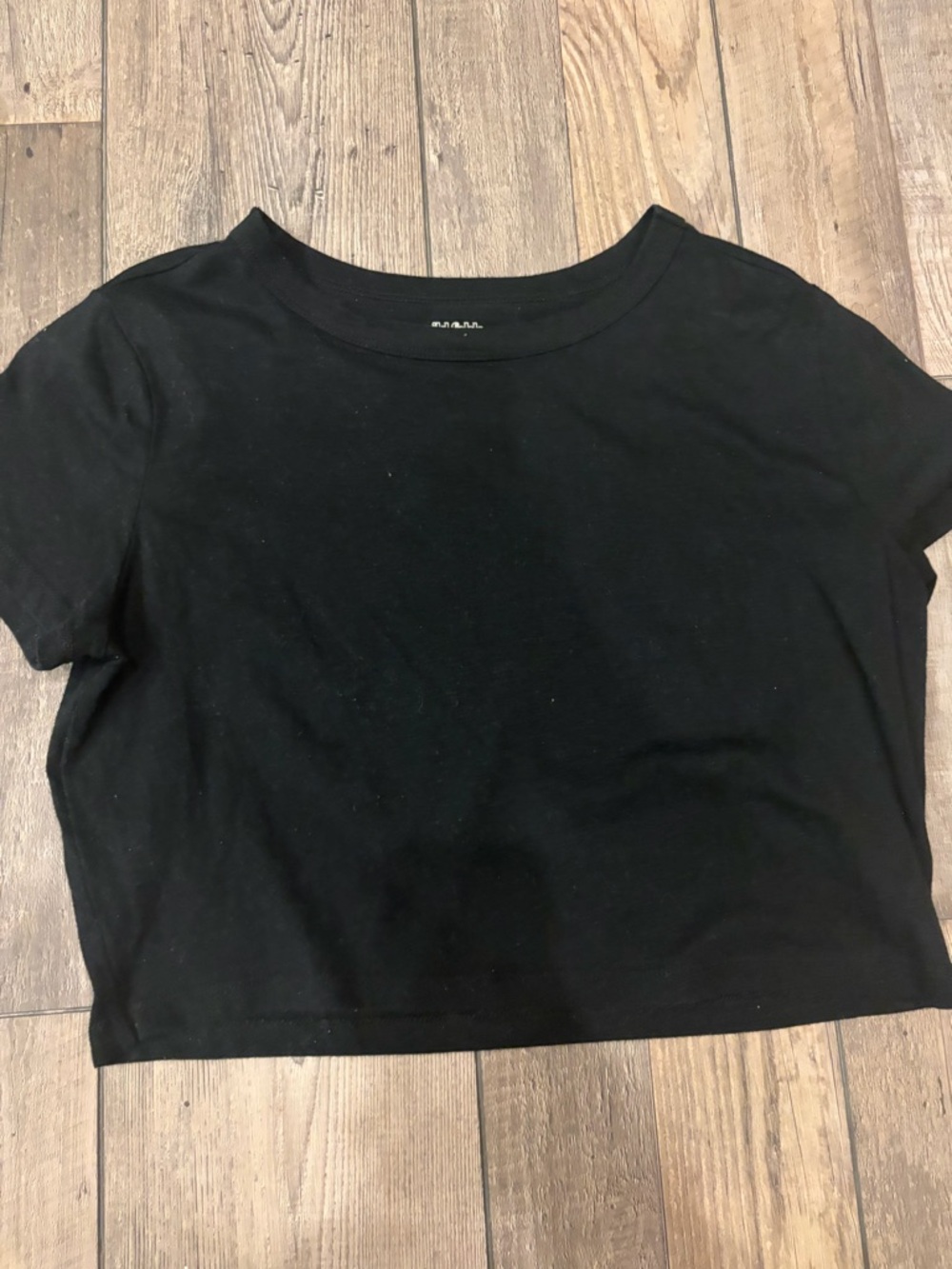 Women’s Wild Fable Black Short Sleeve Crop Top